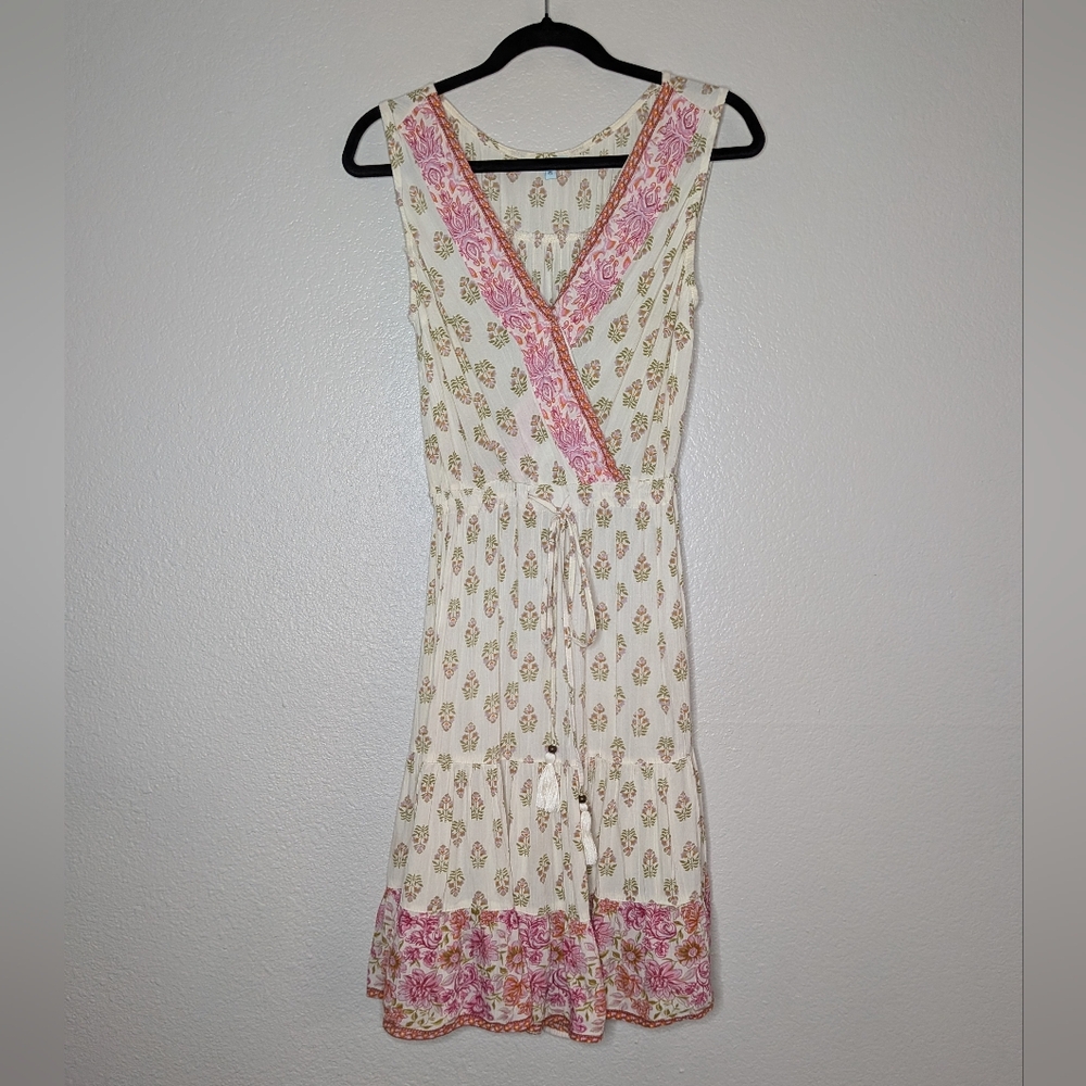 Nostalgia Vintage 90's Floral Babydoll Coquette Boho Festival Midi Dress S